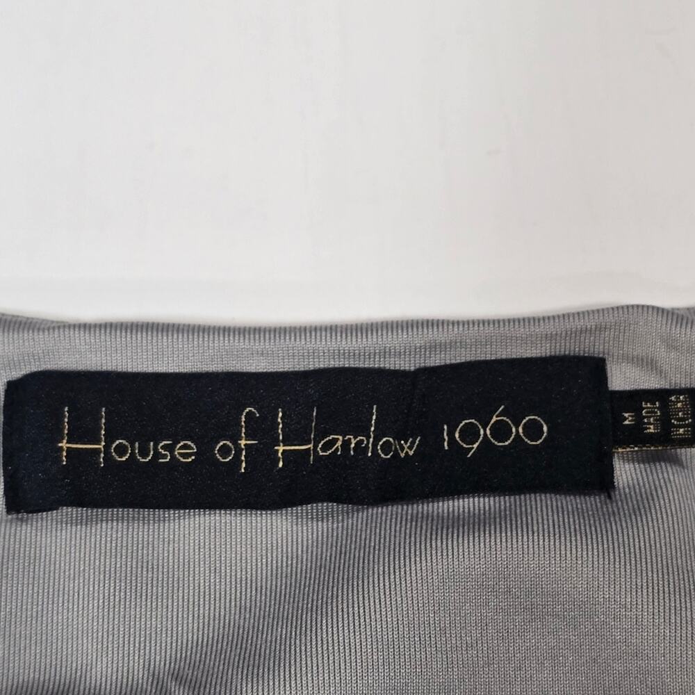 House of Harlow 1960 x REVOLVE Aniela Mini Dress in Pewter Medium - Picture 8 of 13